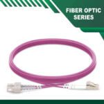 sc to lc upc duplex om4 fiber patch cord lszh multimode 1-100 meter