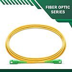 sc to sc apc simplex fiber patch cord lszh single mode 1-100 meter