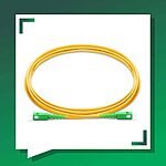 sc to sc apc simplex fiber patch cord lszh single mode 1-100 meter