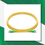 sc to sc apc simplex fiber patch cord lszh single mode 1-100 meter