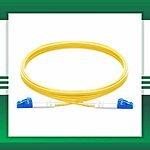 lc to lc upc duplex fiber patch cord lszh single mode 1-100 meter