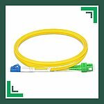sc apc to lc upc duplex fiber patch cord lszh single mode 1-100 meter