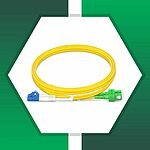 sc apc to lc upc duplex fiber patch cord lszh single mode 1-100 meter