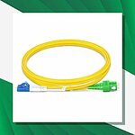 sc apc to lc upc duplex fiber patch cord lszh single mode 1-100 meter