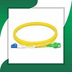 sc apc to lc upc duplex fiber patch cord lszh single mode 1-100 meter