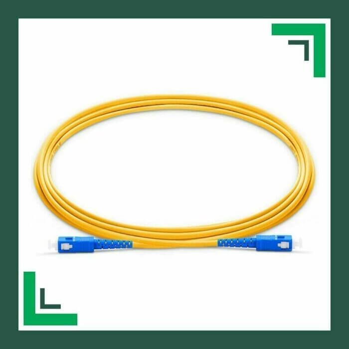 sc to sc upc simplex fiber patch cord lszh single mode 1-100 meter