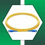 sc to sc upc simplex fiber patch cord lszh single mode 1-100 meter
