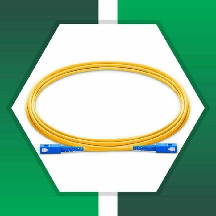 sc to sc upc simplex fiber patch cord lszh single mode 1-100 meter