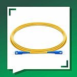 sc to sc upc simplex fiber patch cord lszh single mode 1-100 meter