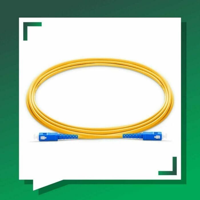 sc to sc upc simplex fiber patch cord lszh single mode 1-100 meter