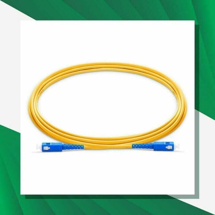 sc to sc upc simplex fiber patch cord lszh single mode 1-100 meter