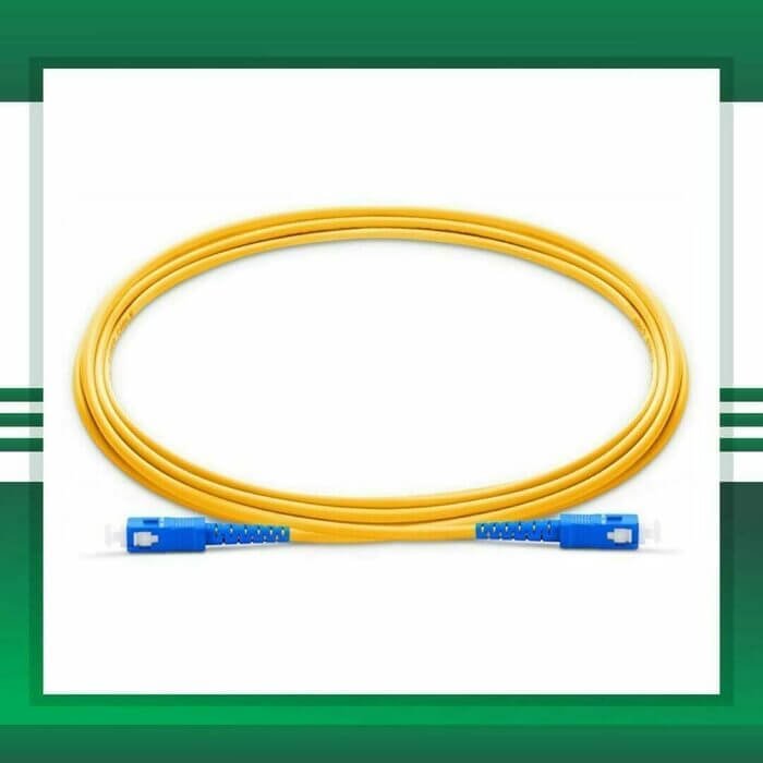 sc to sc upc simplex fiber patch cord lszh single mode 1-100 meter