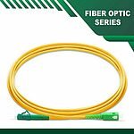 sc to lc apc simplex fiber patch cord lszh single mode 1-100 meter