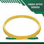 lc to lc apc simplex fiber patch cord lszh single mode 1-100 meter