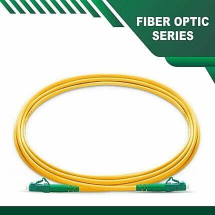 lc to lc apc simplex fiber patch cord lszh single mode 1-100 meter
