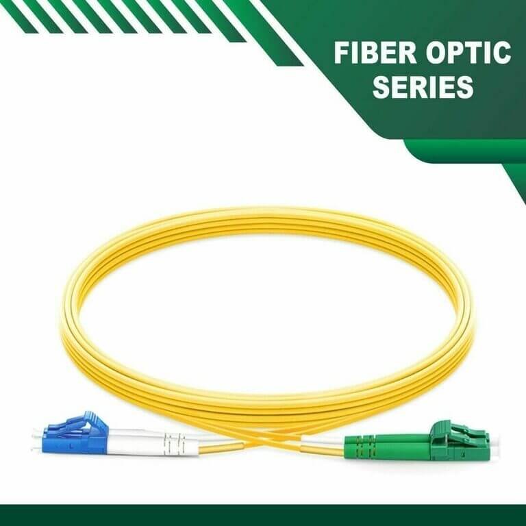 Home 7 lc apc to lc upc duplex fiber patch cord lszh single mode 1-100 meter