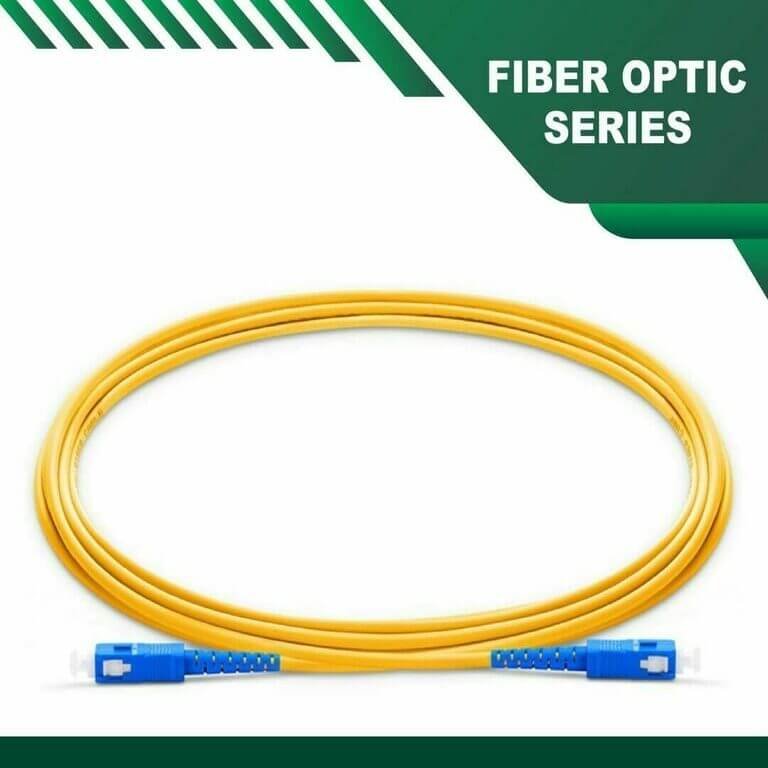 Home 6 sc to sc upc simplex fiber patch cord lszh single mode 1-100 meter