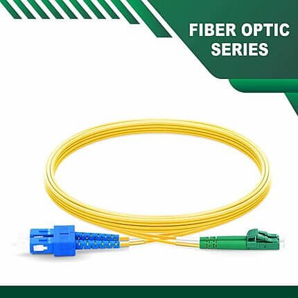 lc apc to sc upc duplex fiber patch cord lszh single mode 1-100 meter