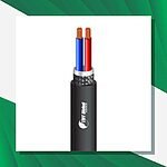 2 core PE braid shielded Speaker outdoor cable 10 to 20 awg