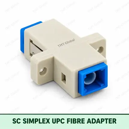 SC simplex UPC shuttered adapter