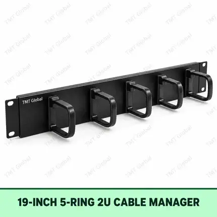 19 inch 5 ring 2U cable manager by TMT Global