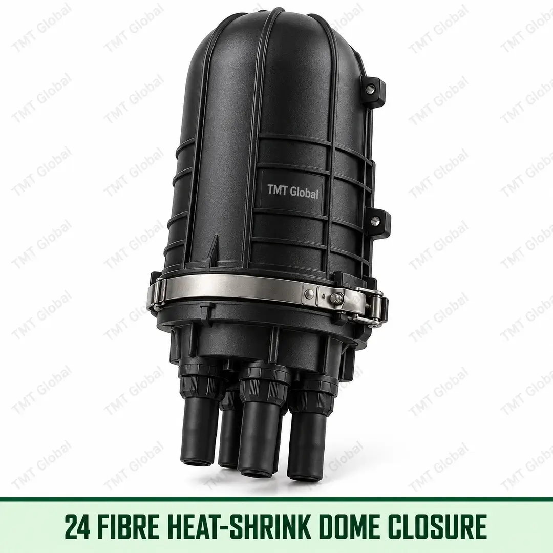 24-fibre heat-shrink dome closure, TMT Global 24-fibre heat-shrink dome closure, TMT Global