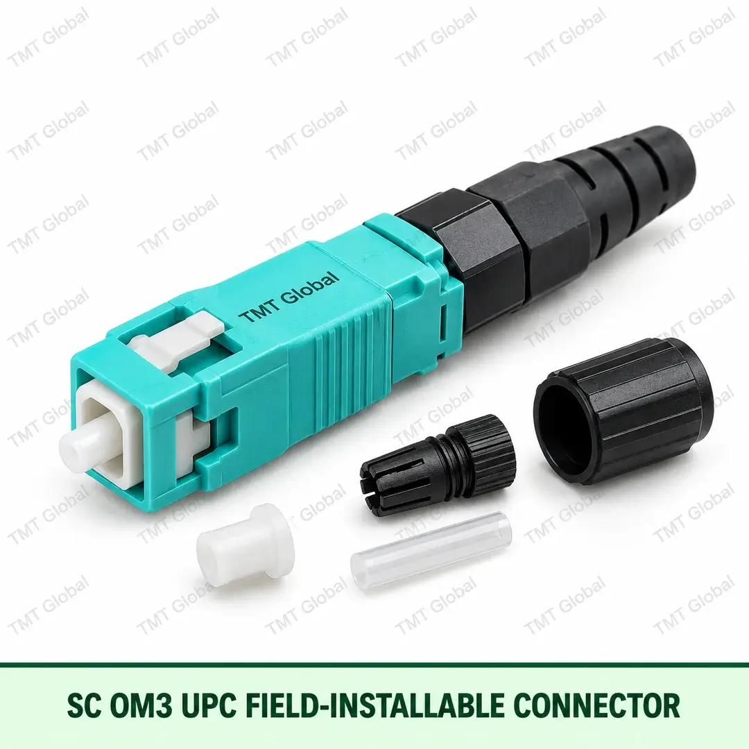 SC OM3 UPC Field-Installable Connector SC OM3 UPC Field-Installable Connector