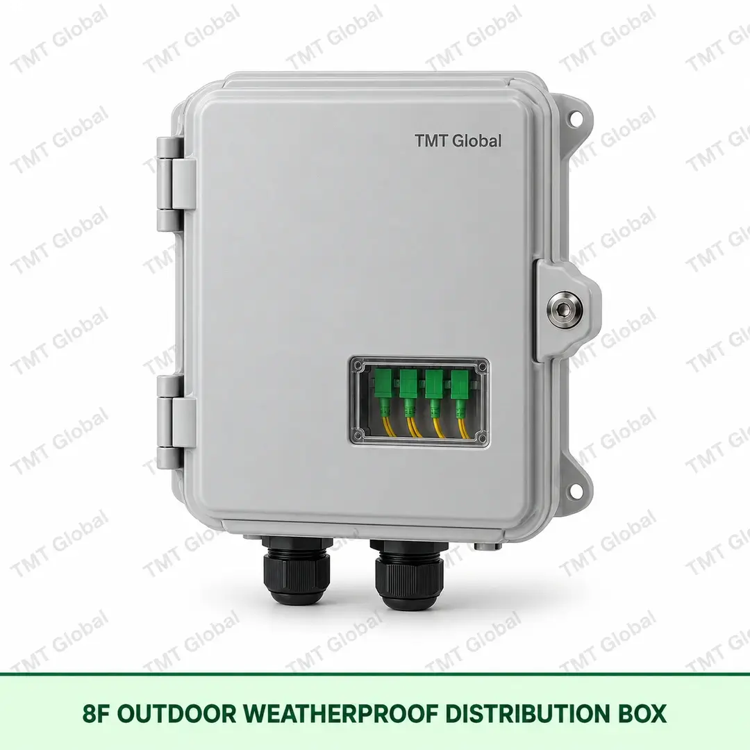 8F outdoor weatherproof fibre distribution box, TMT Global 8F outdoor weatherproof fibre distribution box, TMT Global
