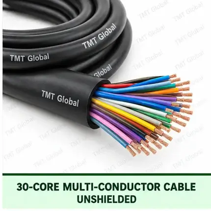 TMT Global 30 core unshielded multi-conductor cable, with 30 individually insulated copper conductors.