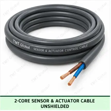 TMT Global 2 core unshielded sensor and actuator cable, with 2 visible conductors.