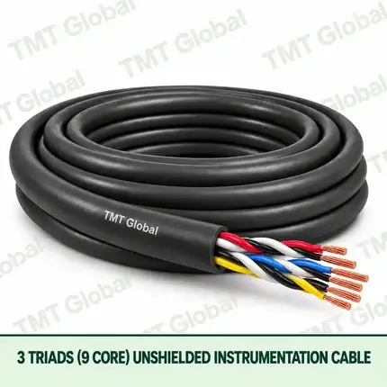 TMT Global 3 triad 9 core unshielded instrumentation cable, with triad groups visible