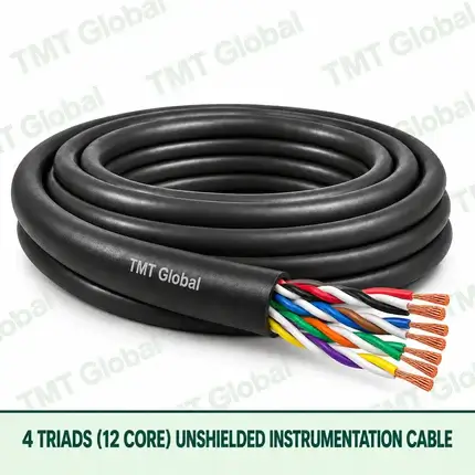 TMT Global 4 triad 12 core unshielded instrumentation cable, with triad groups visible